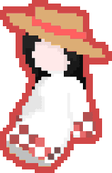 It's my pixelated main OC!